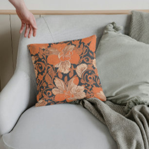 hawaiian print ohai alii v2 pattern throw pillow