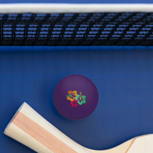 Hawaiian Print  Ping Pong Ball (Table)