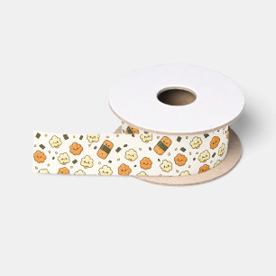 Hawaiian print satin ribbon