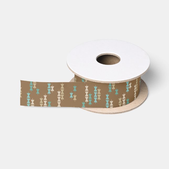 Hawaiian print  satin ribbon (Spool)