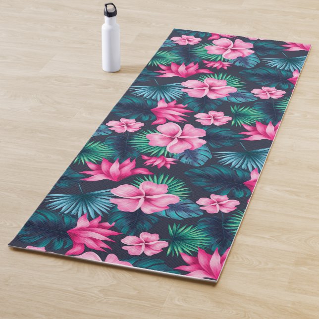 Hawaiian Print Yoga Mat (In Situ)
