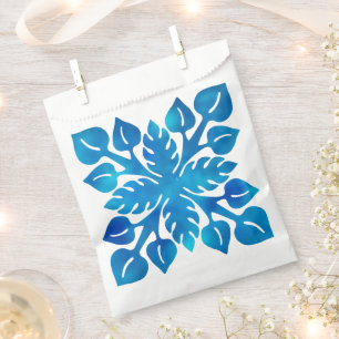 Hawaiian quilt anthurium favour bag