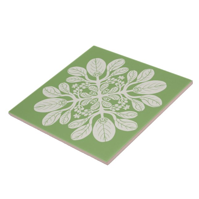 Hawaiian Quilt Naupaka Tile (Side)