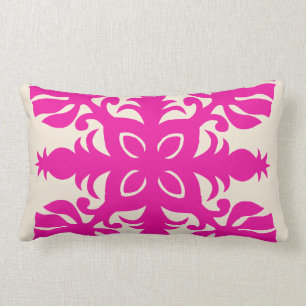 HAWAIIAN QUILT PILLOW- pineapple Lumbar Pillow