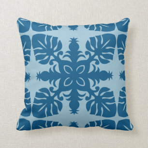 HAWAIIAN QUILT PILLOW- pineapple Throw Pillow