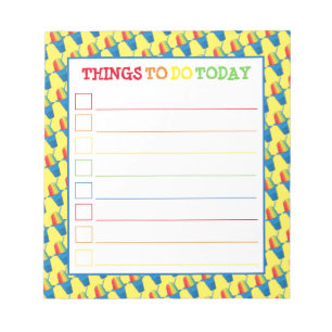 Hawaiian Rainbow Shave Ice Frozen Dessert Hawaii Notepad