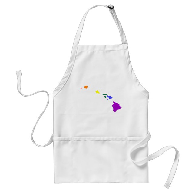 Hawaiian Rainbow Standard Apron (Front)