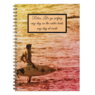 Hawaiian scenes notebook
