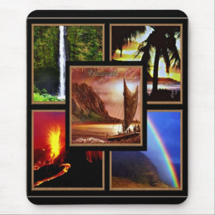 Hawaiian Scenes Print Mousepad