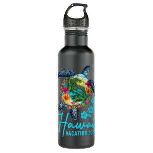 Hawaiian Sea Turtle Hawaii Matching Family Vacatio 710 Ml Water Bottle