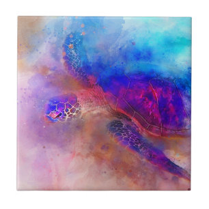 Hawaiian Sea Turtle Tile