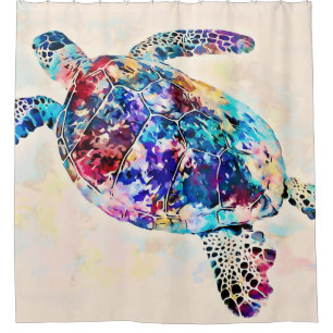 Hawaiian Sea Turtle Watercolor