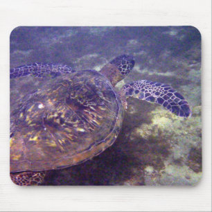 Hawaiian sea turtles mouse pad