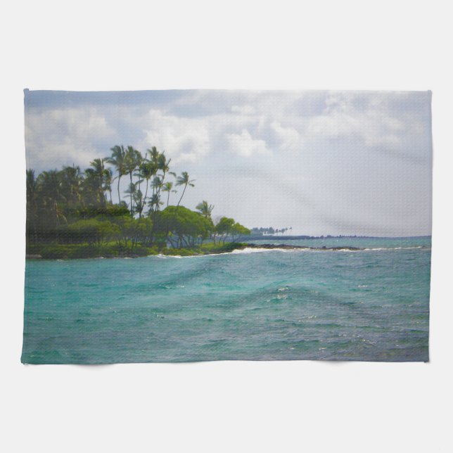 Hawaiian Shore Kitchen Towel (Horizontal)