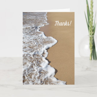Hawaiian Shoreline Folded Thank You Card