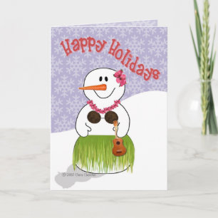 Hawaiian SnowWoman Template