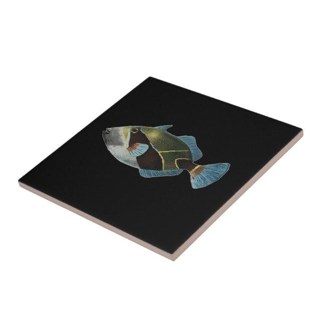 Hawaiian State Fish - Humuhumunukunukuapuaa Tile (Side)