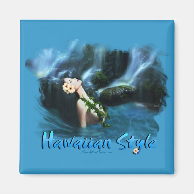 Hawaiian Style Magnet (Front)
