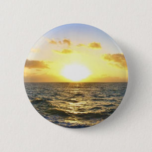 Hawaiian Sunset 2 Inch Round Button