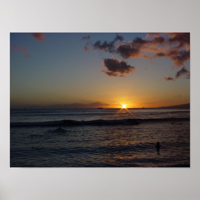 Hawaiian Sunset 4 Poster (Front)