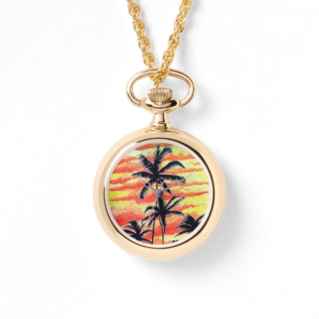 Hawaiian Sunset Coco Palms Watch (Front)