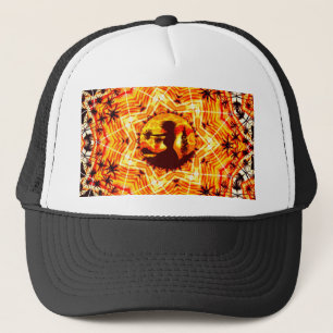 Hawaiian Sunset Hula Palms  Trucker Hat