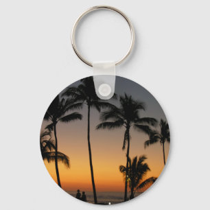 Hawaiian Sunset Keychain