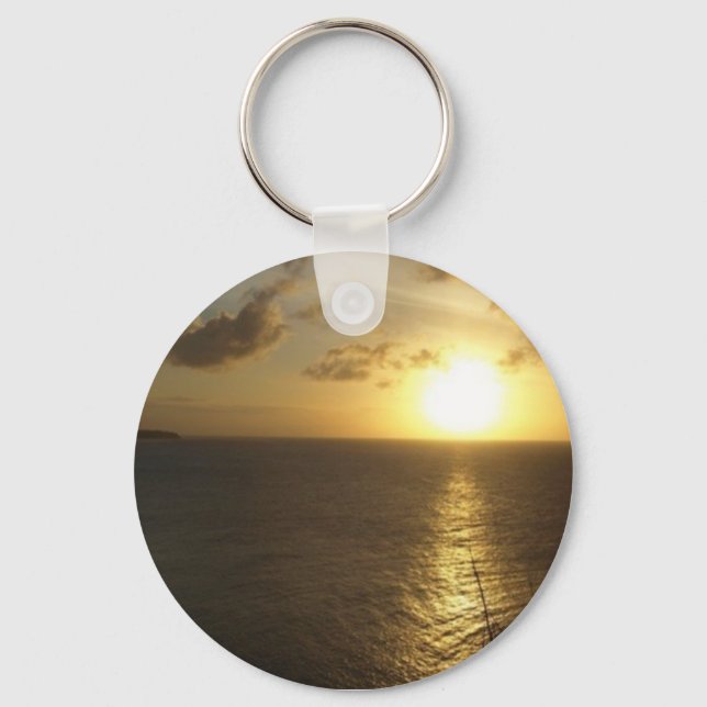 Hawaiian Sunset Keychain (Front)
