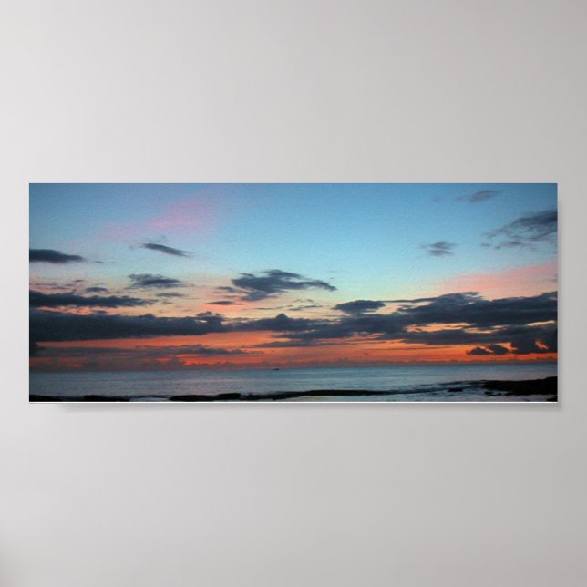 HAWAIIAN SUNSET POSTER (Front)