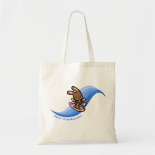 Hawaiian Surfing Bunny Bags and Totes