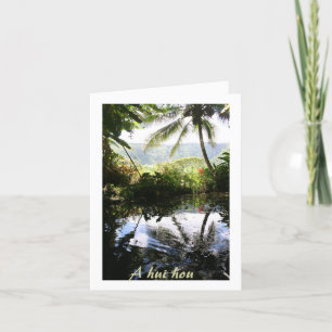 Hawaiian Sympathy Thank You from the Family Card