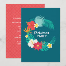 Hawaiian Theme Christmas Party