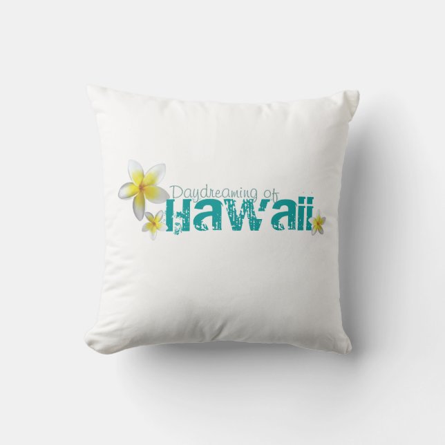Hawaiian Throw Pillow (Front)