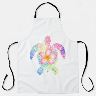 Hawaiian Tie Dye Sea Turtle T-shirt Apron