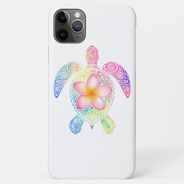 Hawaiian Tie Dye Sea Turtle T-shirt Case-Mate iPhone Case (Back)
