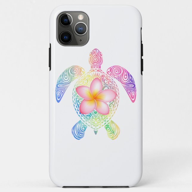 Hawaiian Tie Dye Sea Turtle T-shirt Case-Mate iPhone Case (Back)