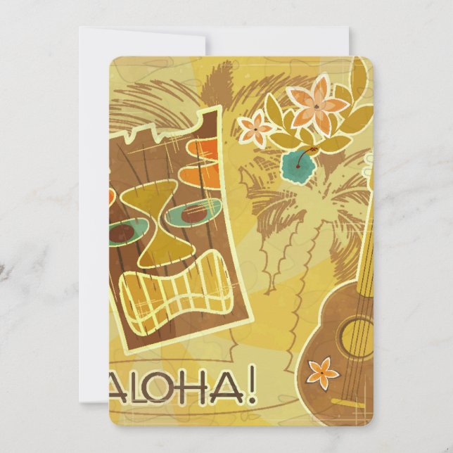 Hawaiian Tiki Mask (Front)