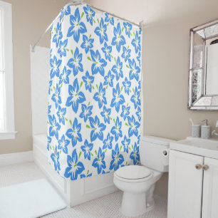 hawaiian time shower curtain