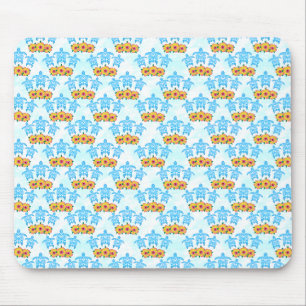 Hawaiian Tribal Sea Turtles Mouse Pad