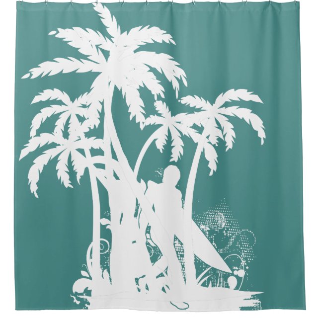 Hawaiian Tropical Beach Surfing Design (Front)