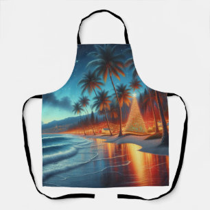 Hawaiian/Tropical Christmas Apron