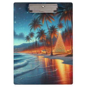 Hawaiian/Tropical Christmas  Clipboard