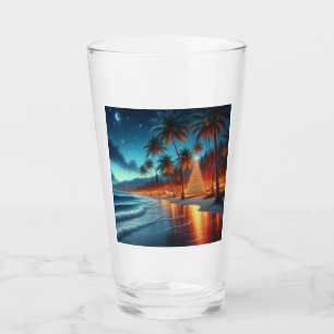 Hawaiian/Tropical Christmas  Glass