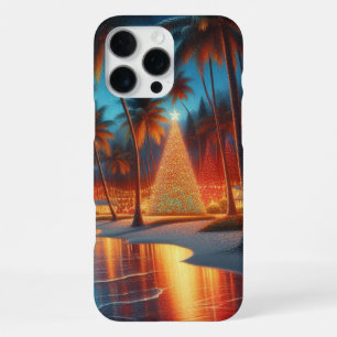 Hawaiian/Tropical Christmas iPhone 16 Pro Max Case