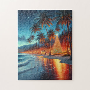Hawaiian/Tropical Christmas Jigsaw Puzzle