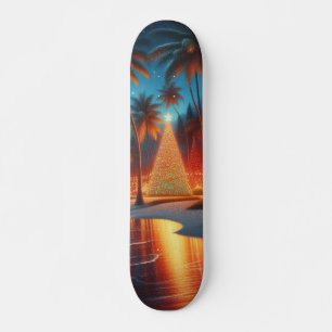 Hawaiian/Tropical Christmas  Skateboard
