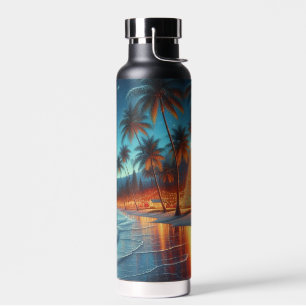 Hawaiian/Tropical Christmas Water Bottle