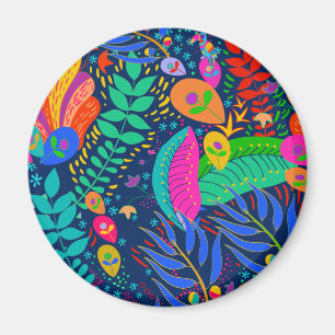 Hawaiian Tropical Jungle Magnet