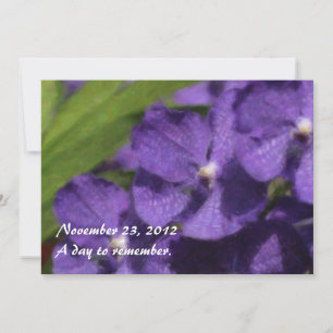 Hawaiian Tropical Orchid Invitations