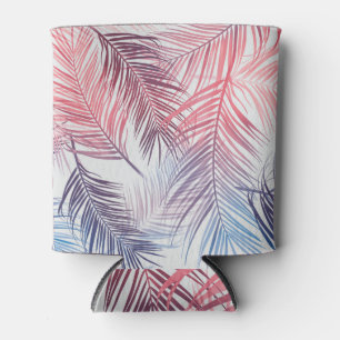 Hawaiian Tropical Palms: Stylish Seamless Can Cooler